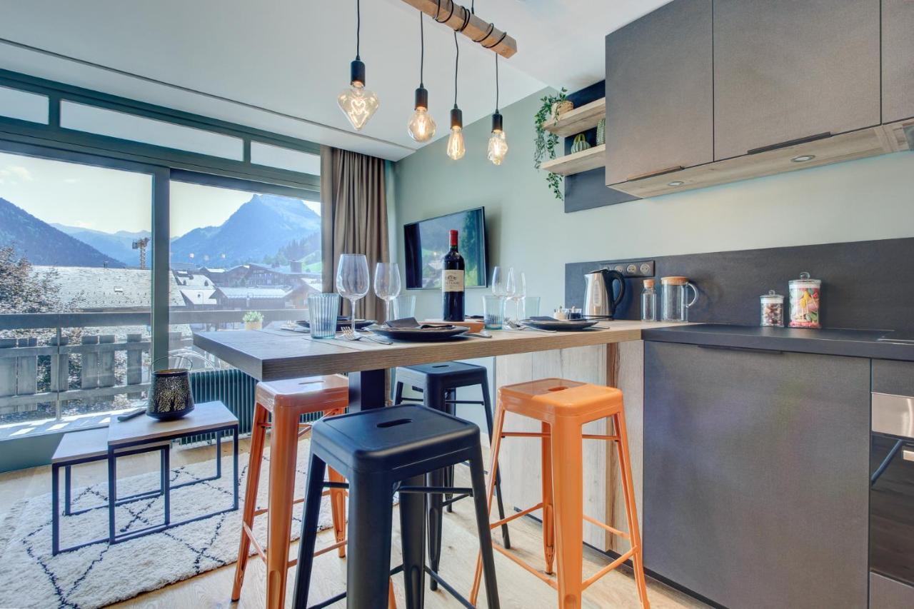 Schuss B4 Apartment Morzine Bagian luar foto