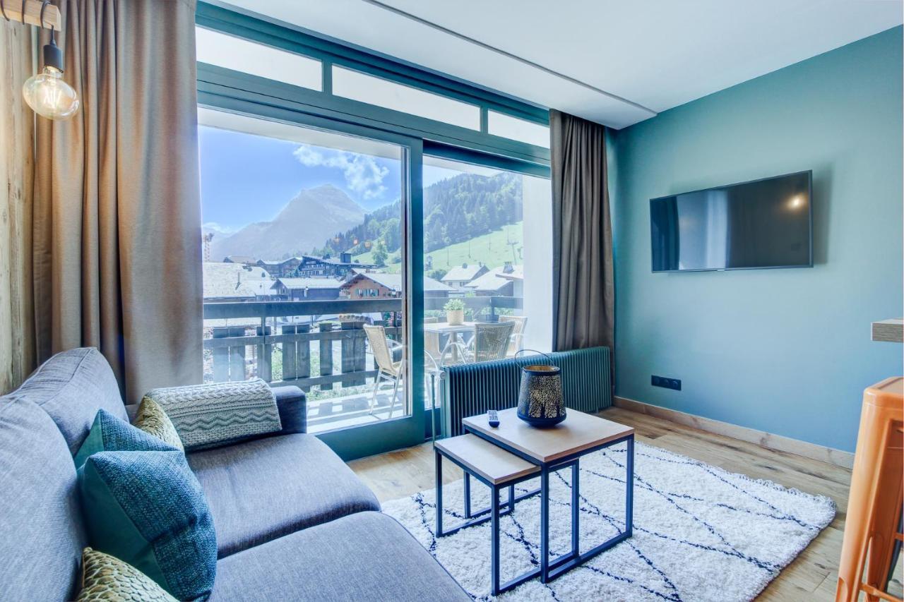 Schuss B4 Apartment Morzine Bagian luar foto